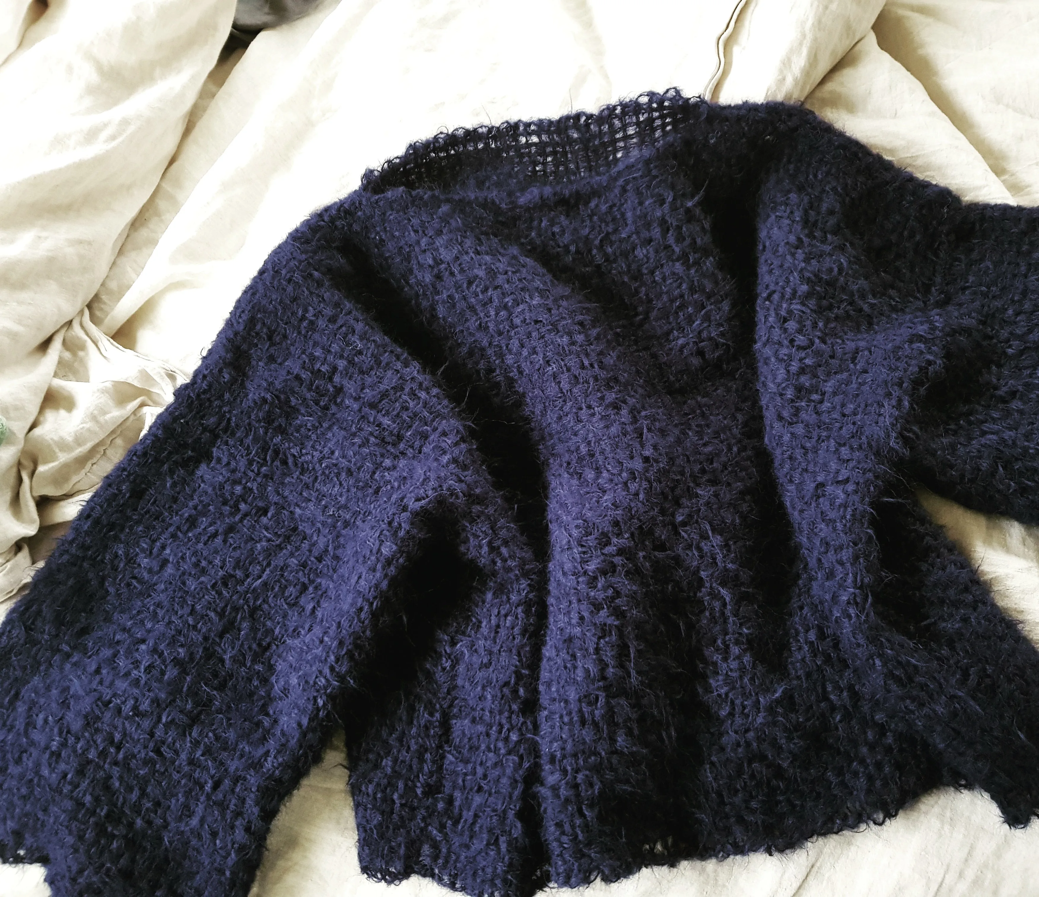 Amano suri alpaca handwoven boxy sweater