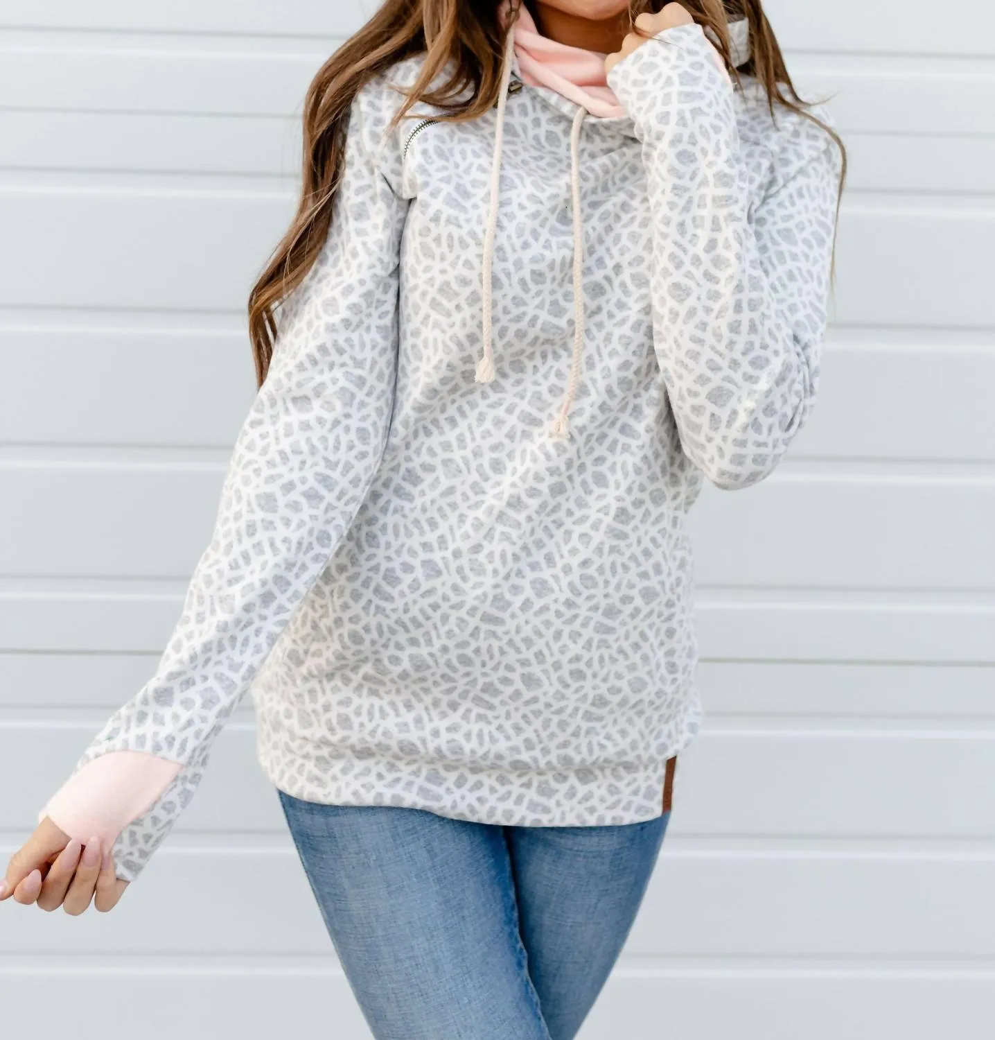 Ampersand Ave - Something Different Double Dooded Sweatshirt