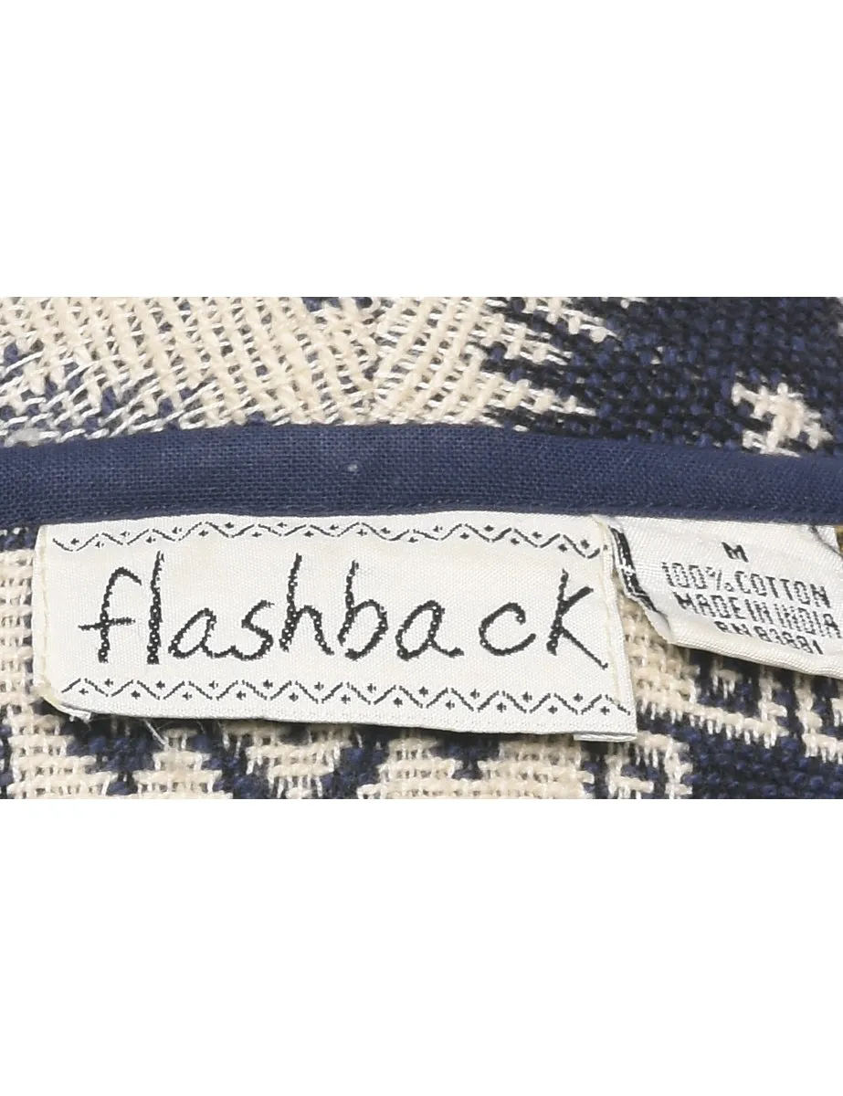 Aztec Print Tapestry Jacket - M