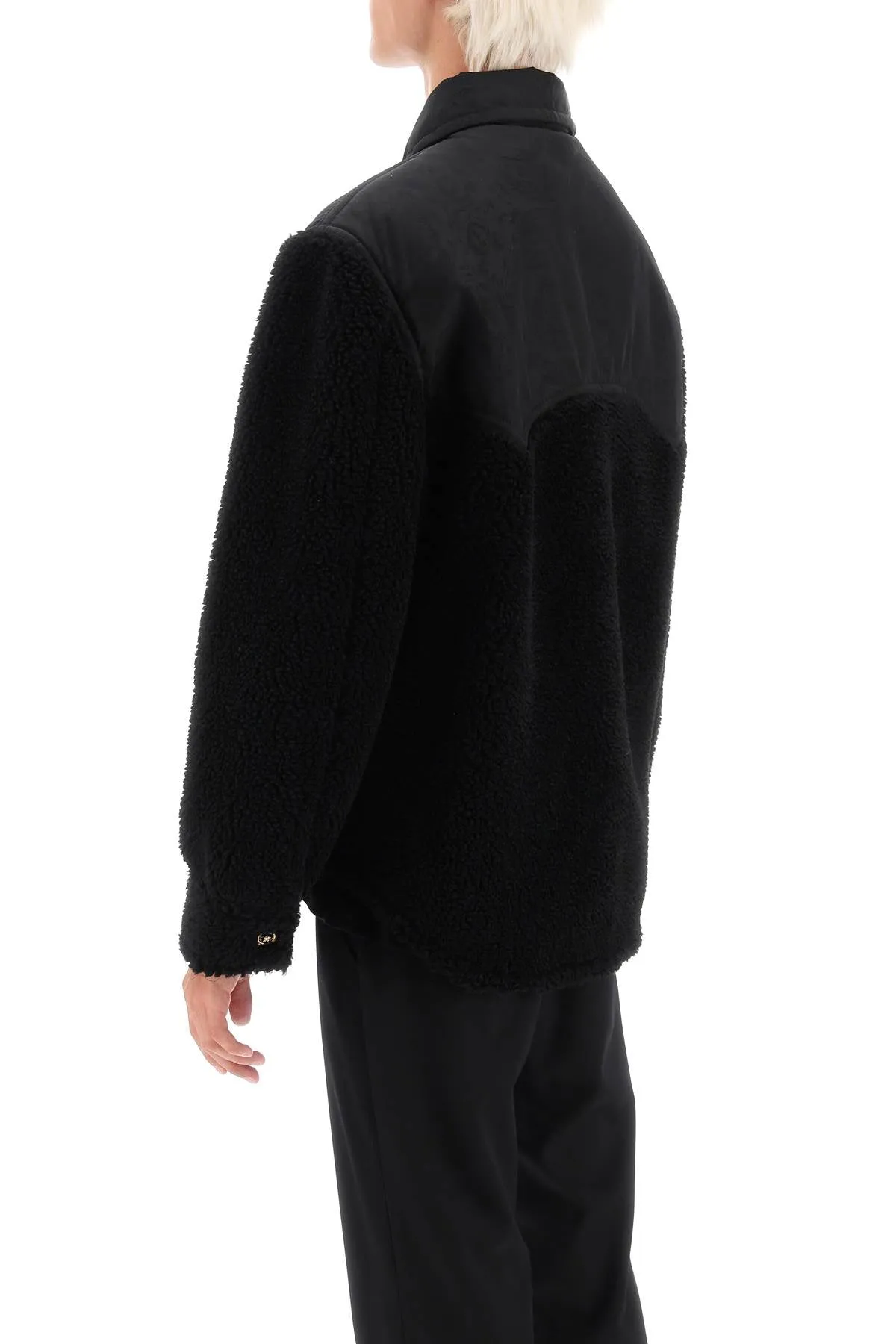 barocco silhouette fleece jacket