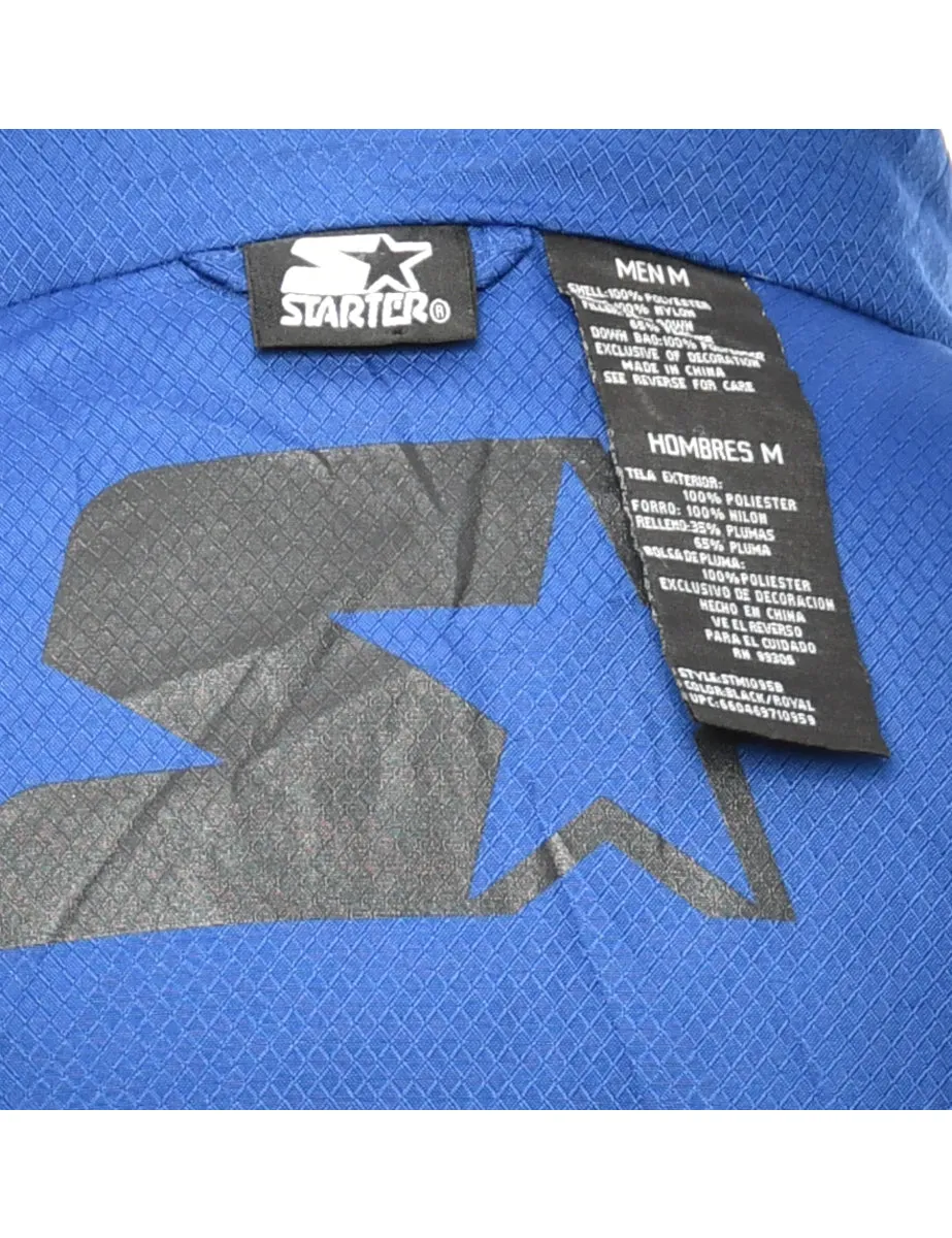 Black & Blue Contrasting Mountaineering Jacket - L