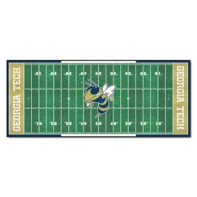 Georgia Tech Yellow Jackets Field Runner Mat - 30in. x 72in., Buzz