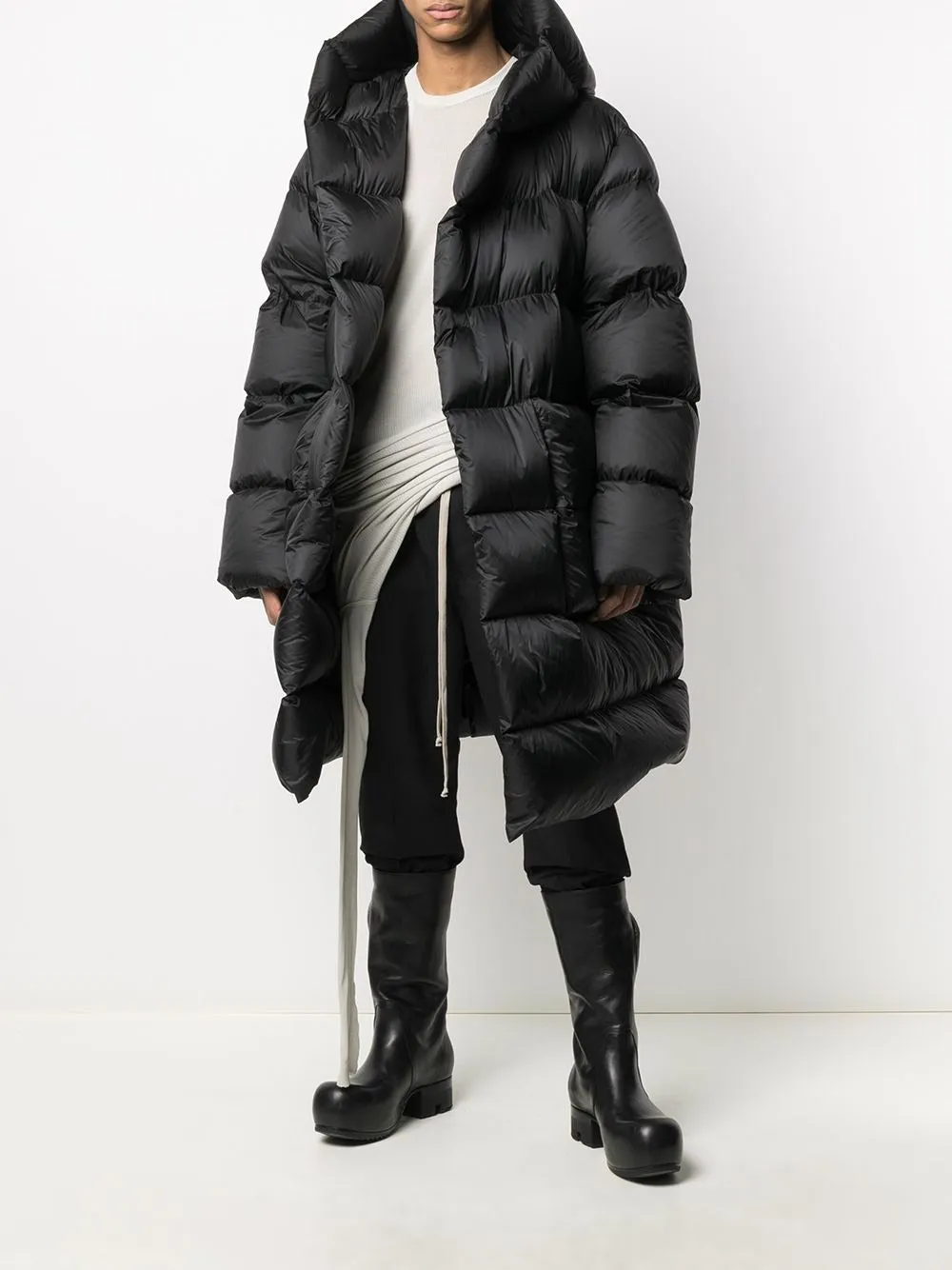 HOODED PADDED COAT