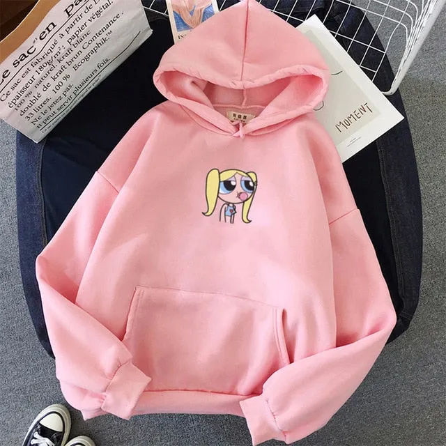 oversized Sweatshirts Women Pink Women's Gown With A Hood Hoodies Ladies Long Sleeve Casual Hooded Pullover Clothes Sweatshirt