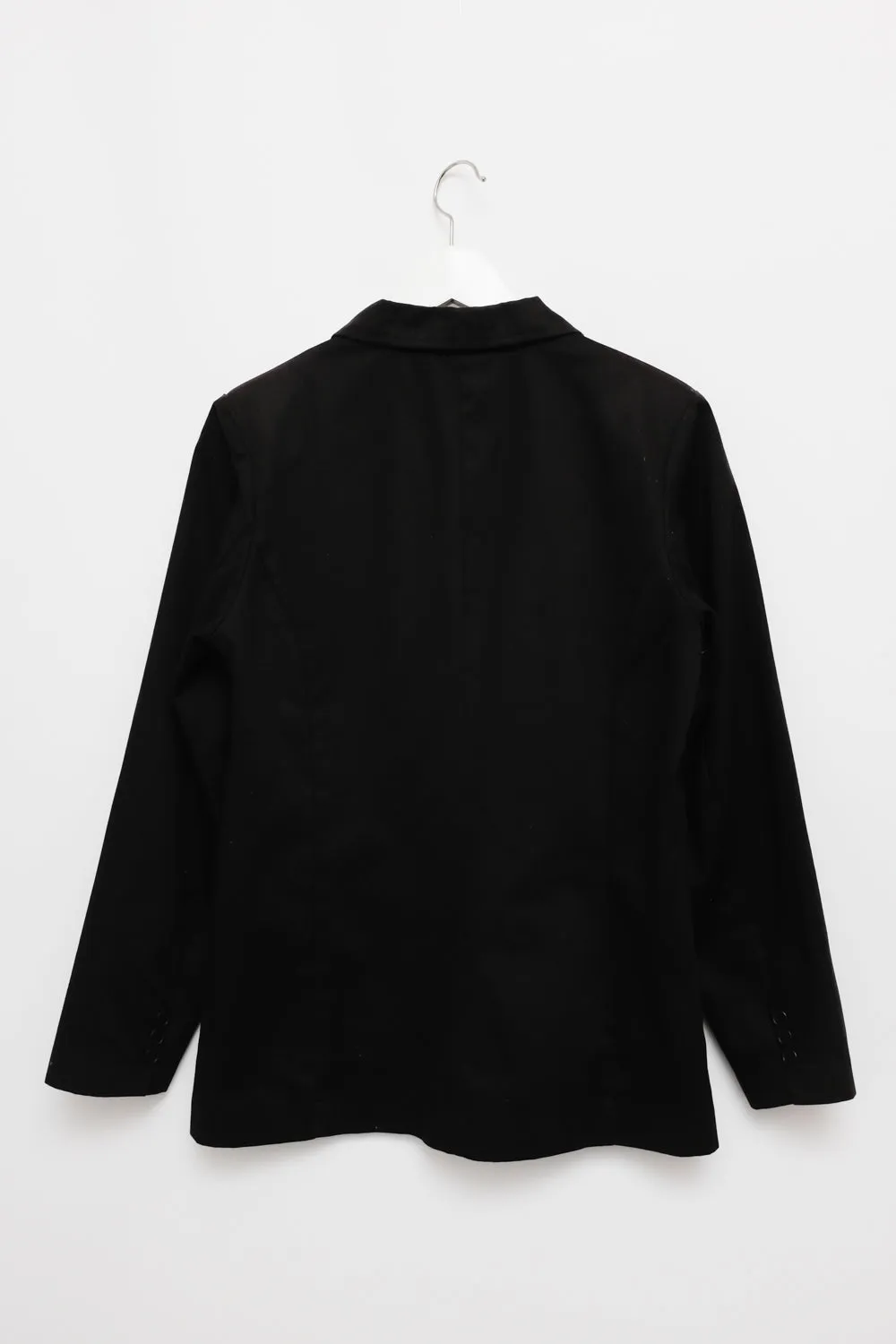 PURE COTTON BLACK SLIM BLAZER
