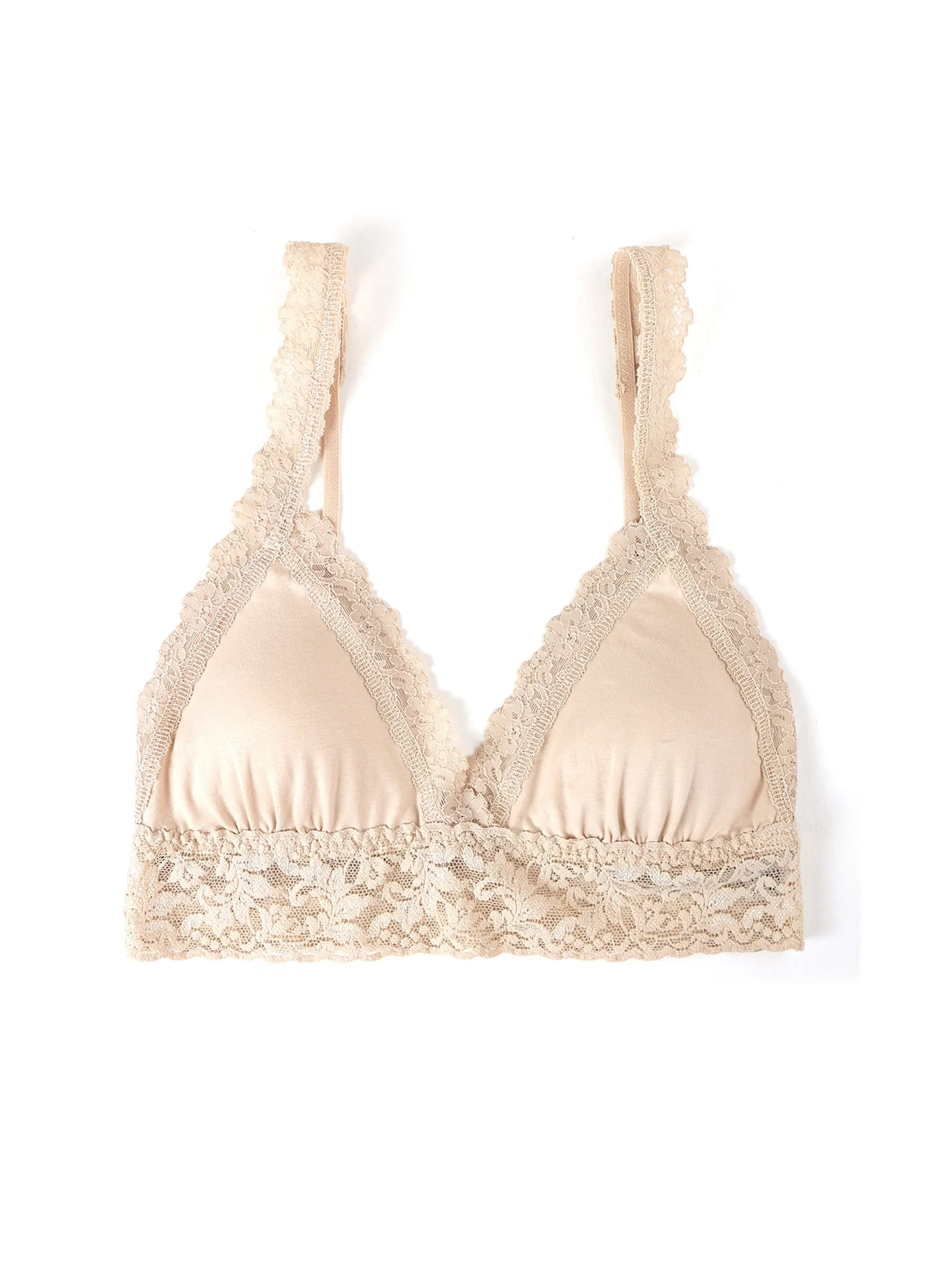 Supima Cotton Padded Bralette Chai