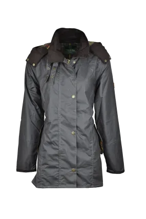 W02 - Women's Olivia Waxed Jacket - GREY