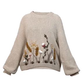 Wildflower sweater (Women) - Linen